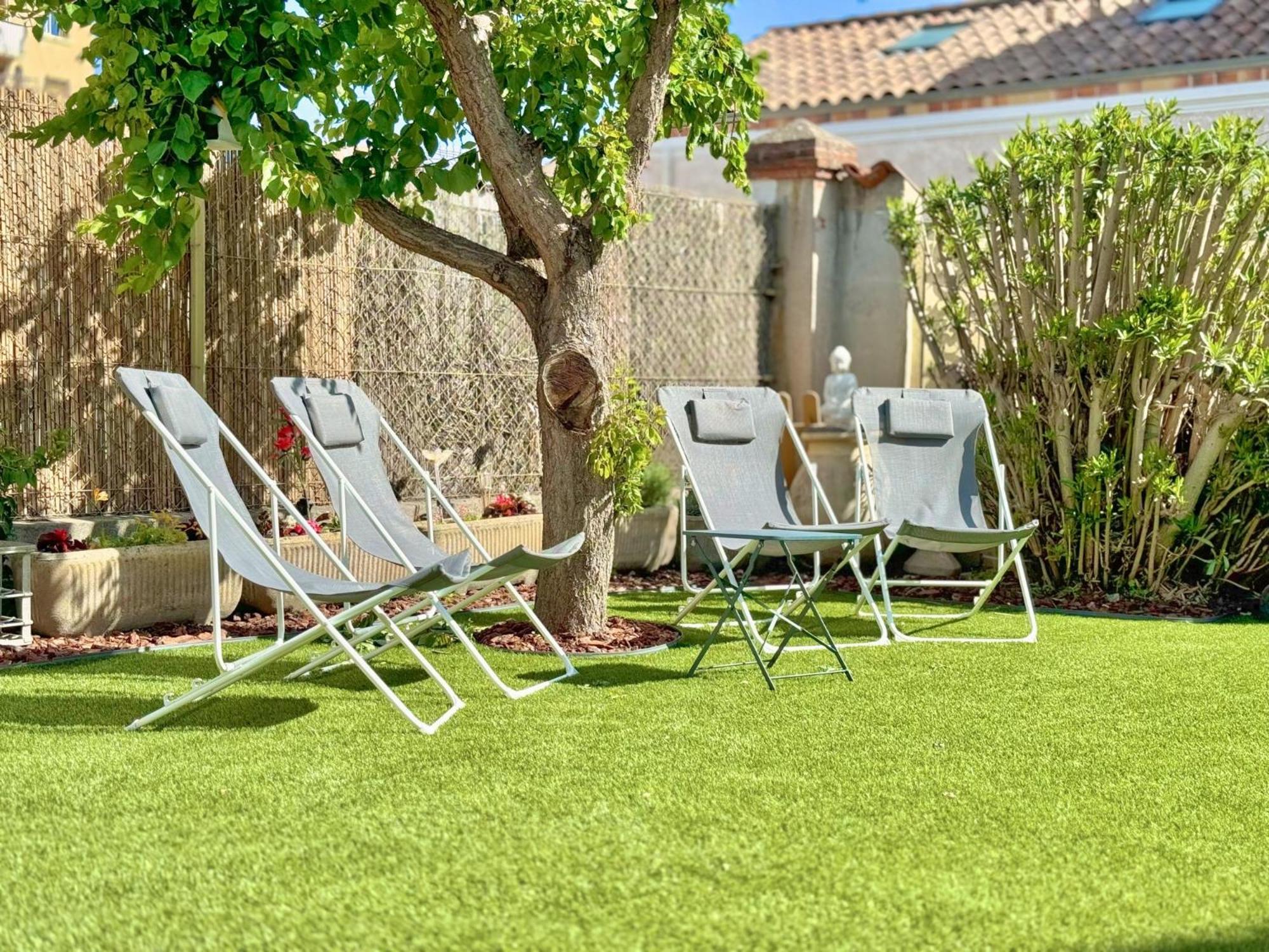 מרסיי Maison Confort & Silence, Jardin & Barbecue מראה חיצוני תמונה